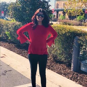 COPY - Loft Bell sleeve cotton sweater